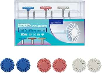 Rubber Diamond Polisher Set