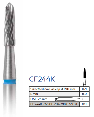 Carbide Rotary Burr CF244K