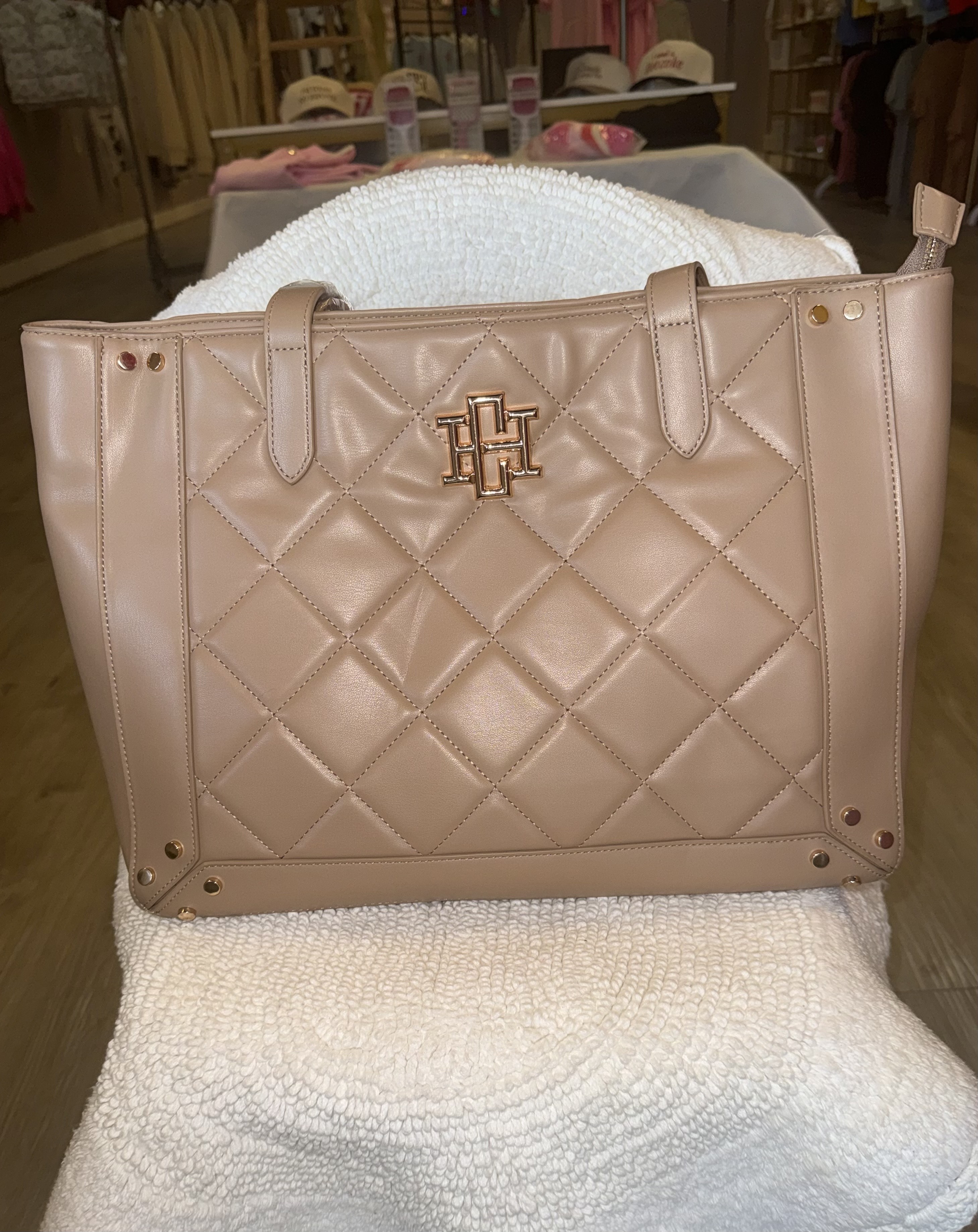 Caroline Hill Purse Tan 