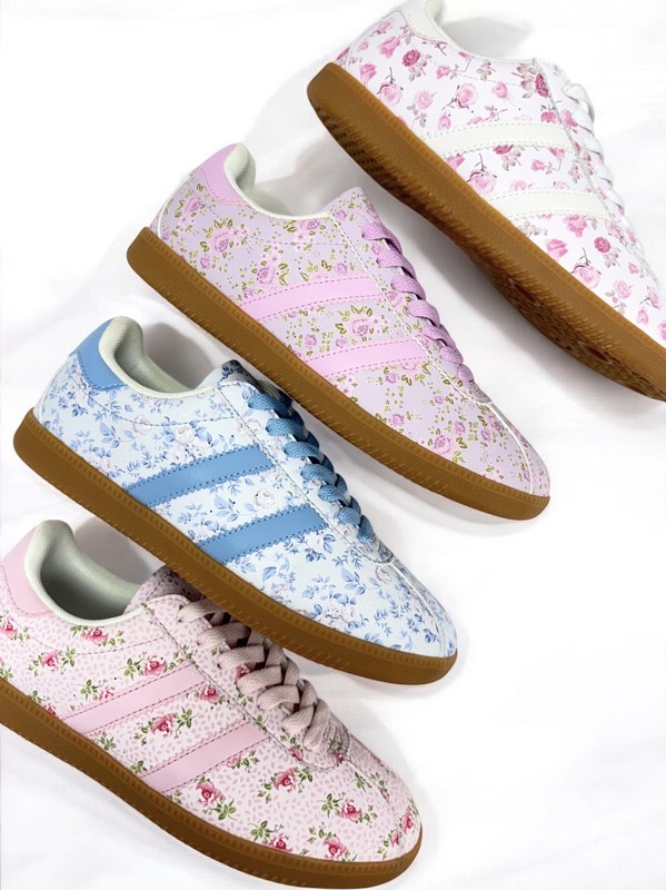 Floral Print Sneakers