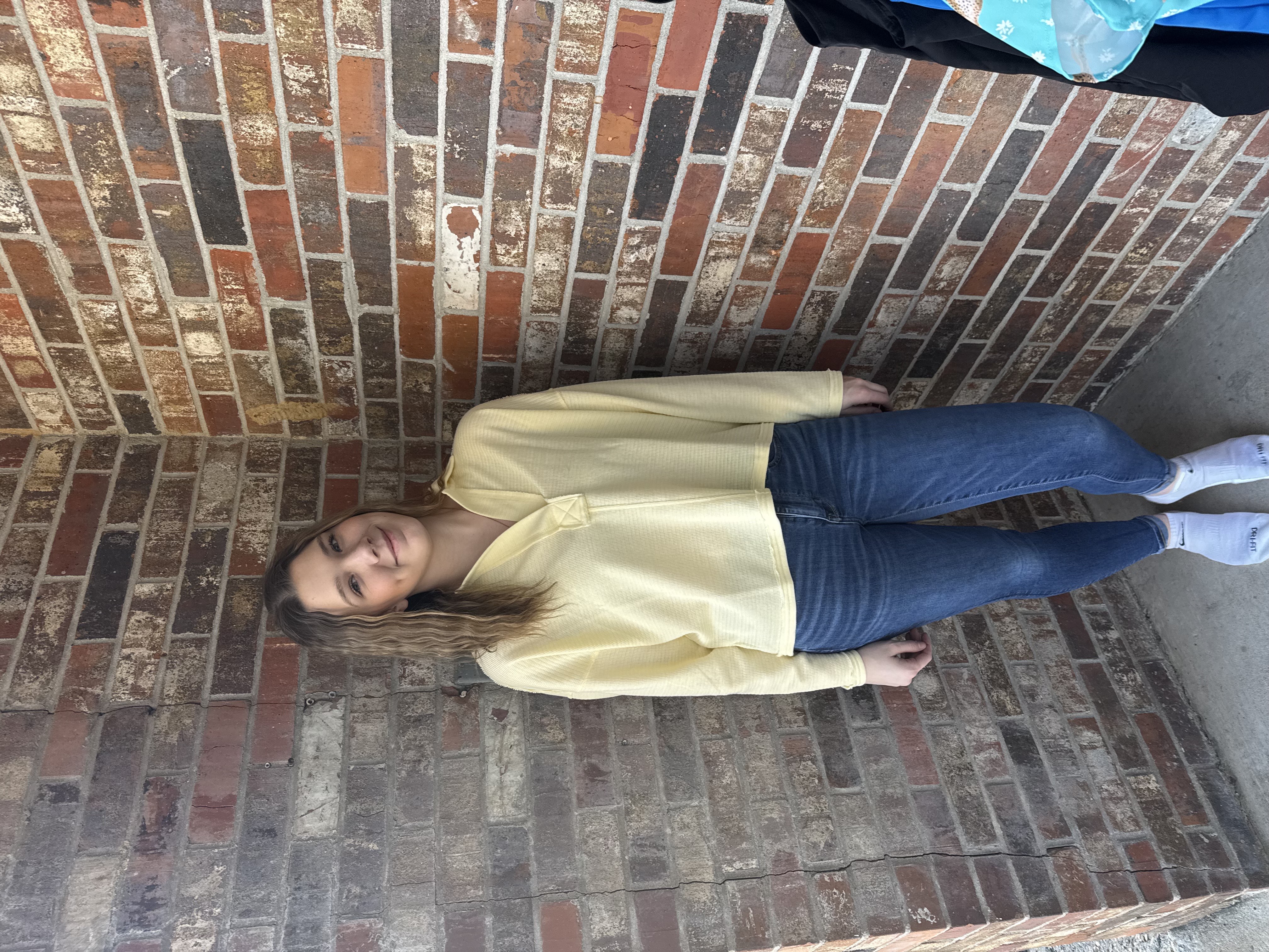 Light Yellow Air Flow Blouse 