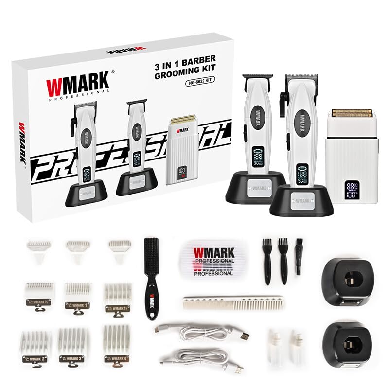 WMARK NG-8638KIT TRIMMER + SHAVER + CLIPPER