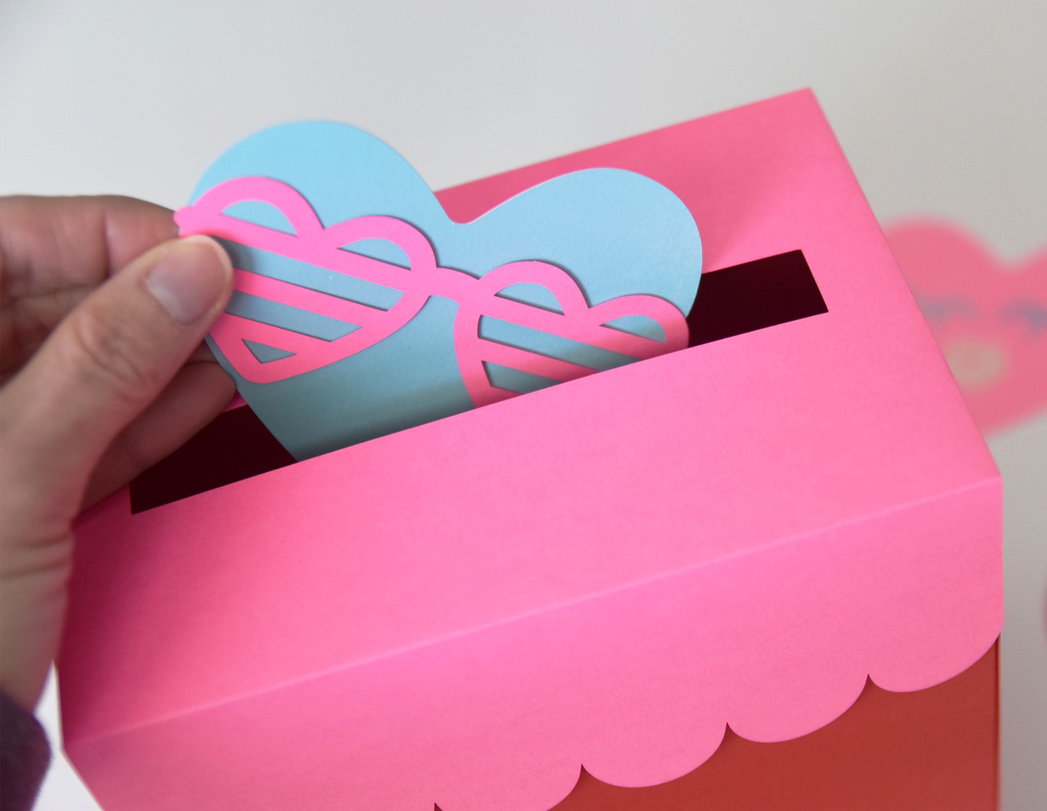 Valentine Heart Faces SVG Template | Cricut, Silhouette, Kid Craft, Classroom Cards