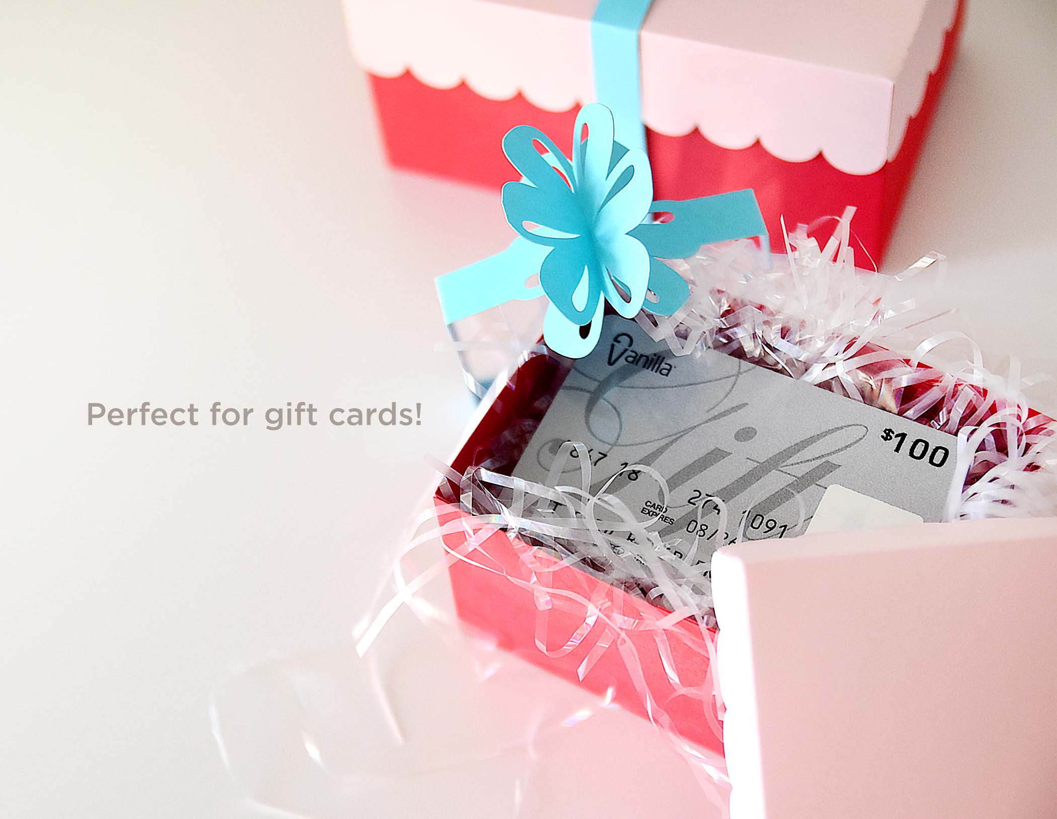 Scallop Gift Box SVG Template  for Cricut, Silhouette, Bow Treat Boxes