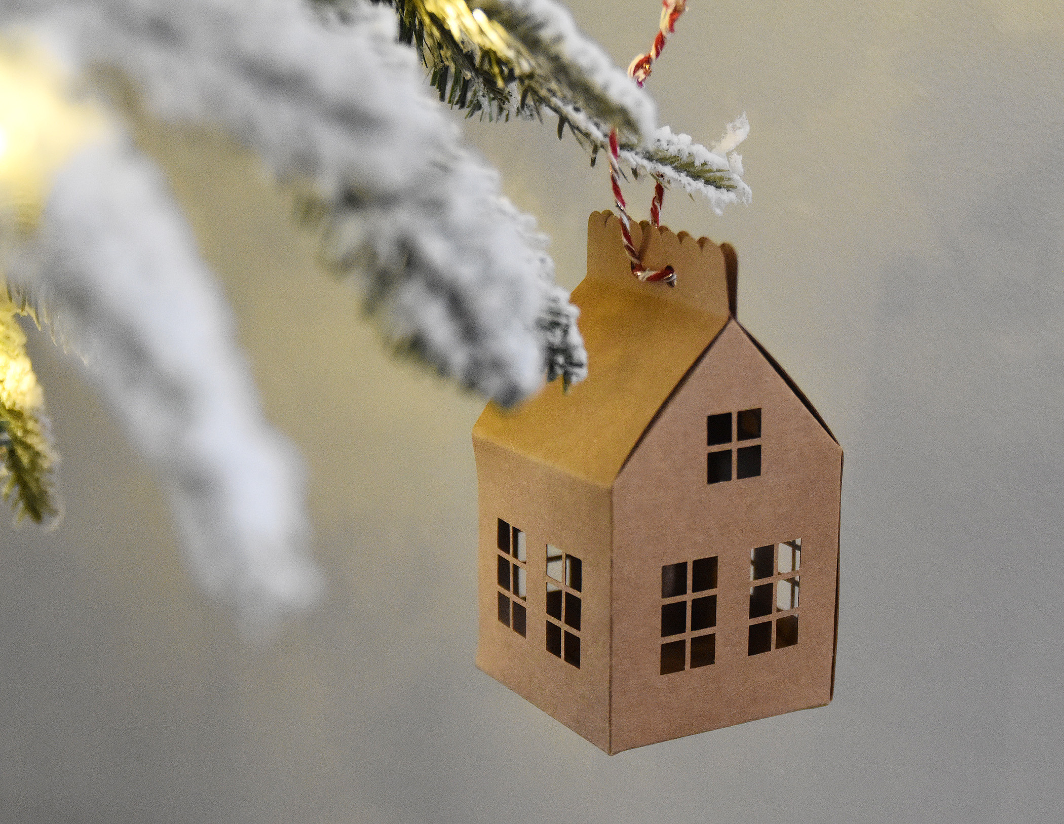 House Gift Box SVG Template for Cricut, Silhouette | Set of 2 Large and Mini