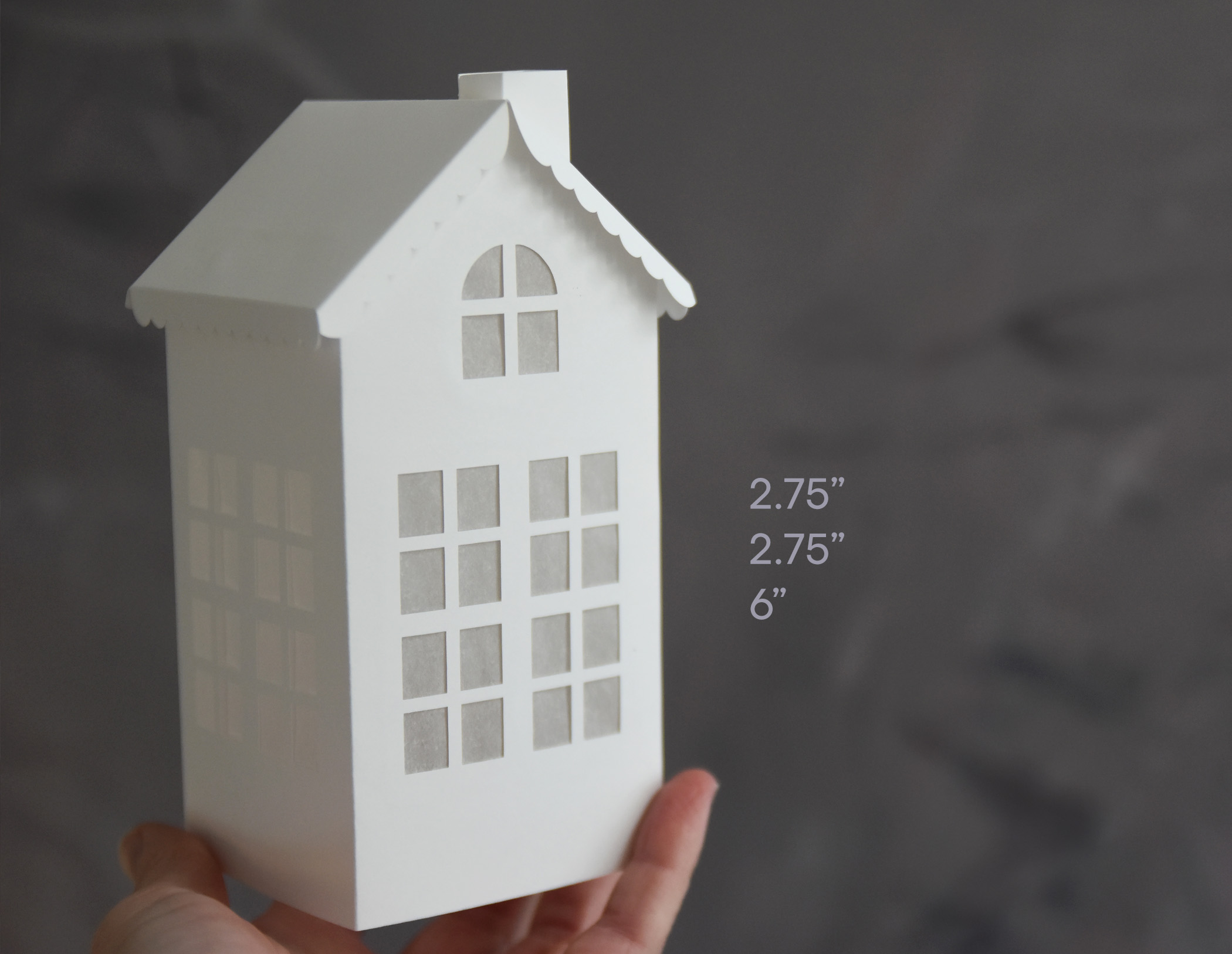 3D Paper House SVG Template | Cricut & Silhouette Cutting Files, Set of 2