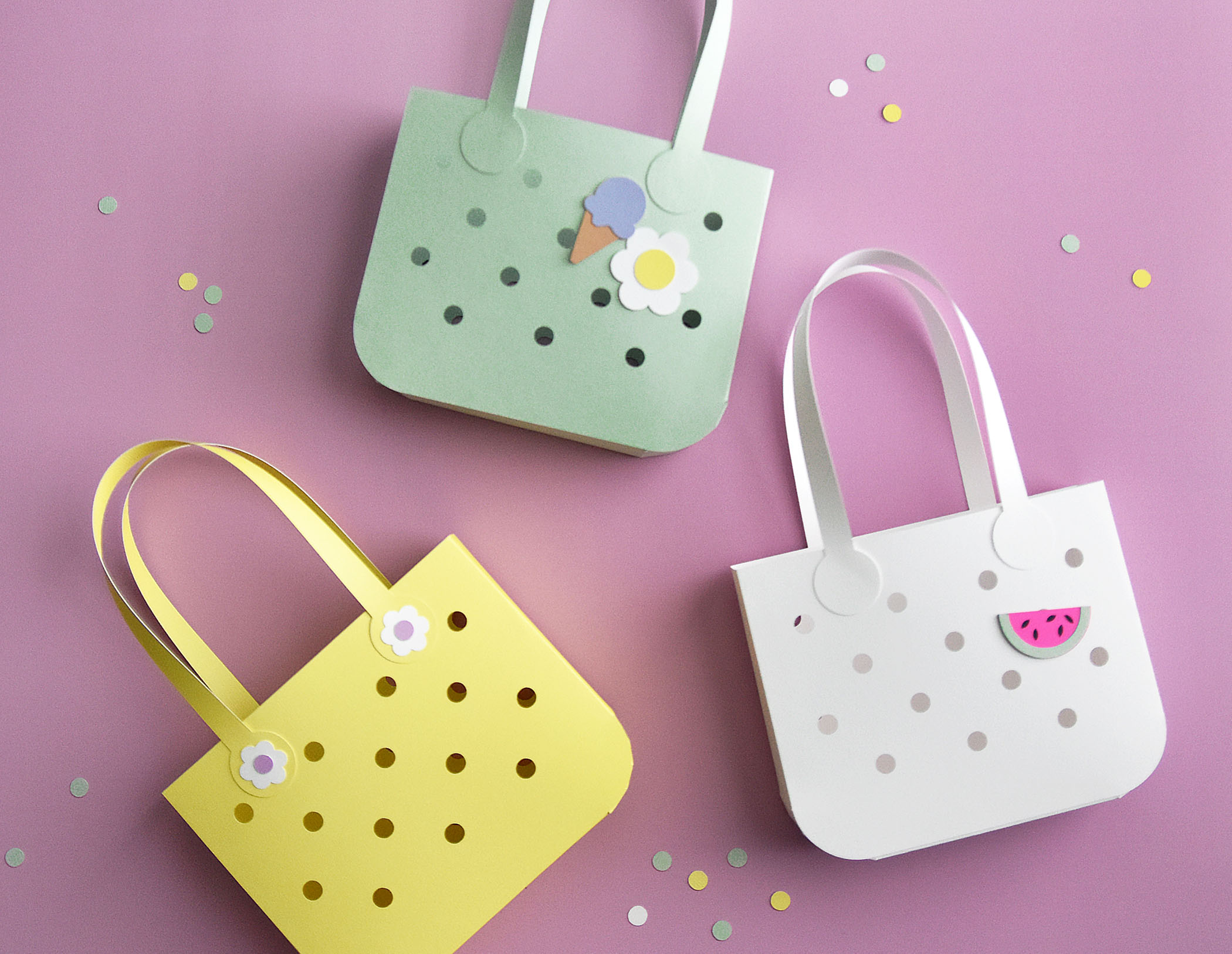 Beach Bag Gift Box Template: Summer Party Favor SVG for Cricut or Silhouette