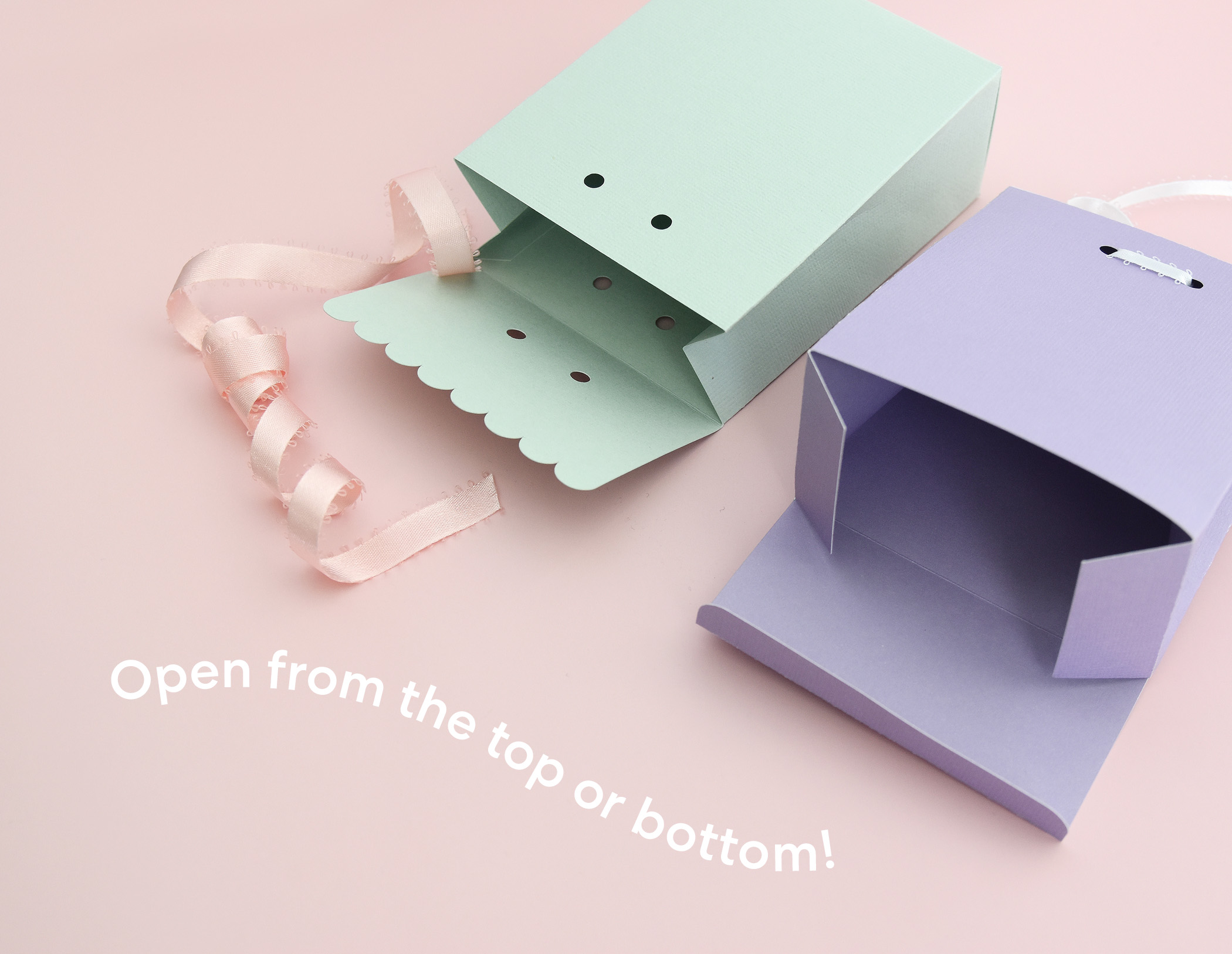 Scallop Gift Box SVG Template for Cricut or Silhouette