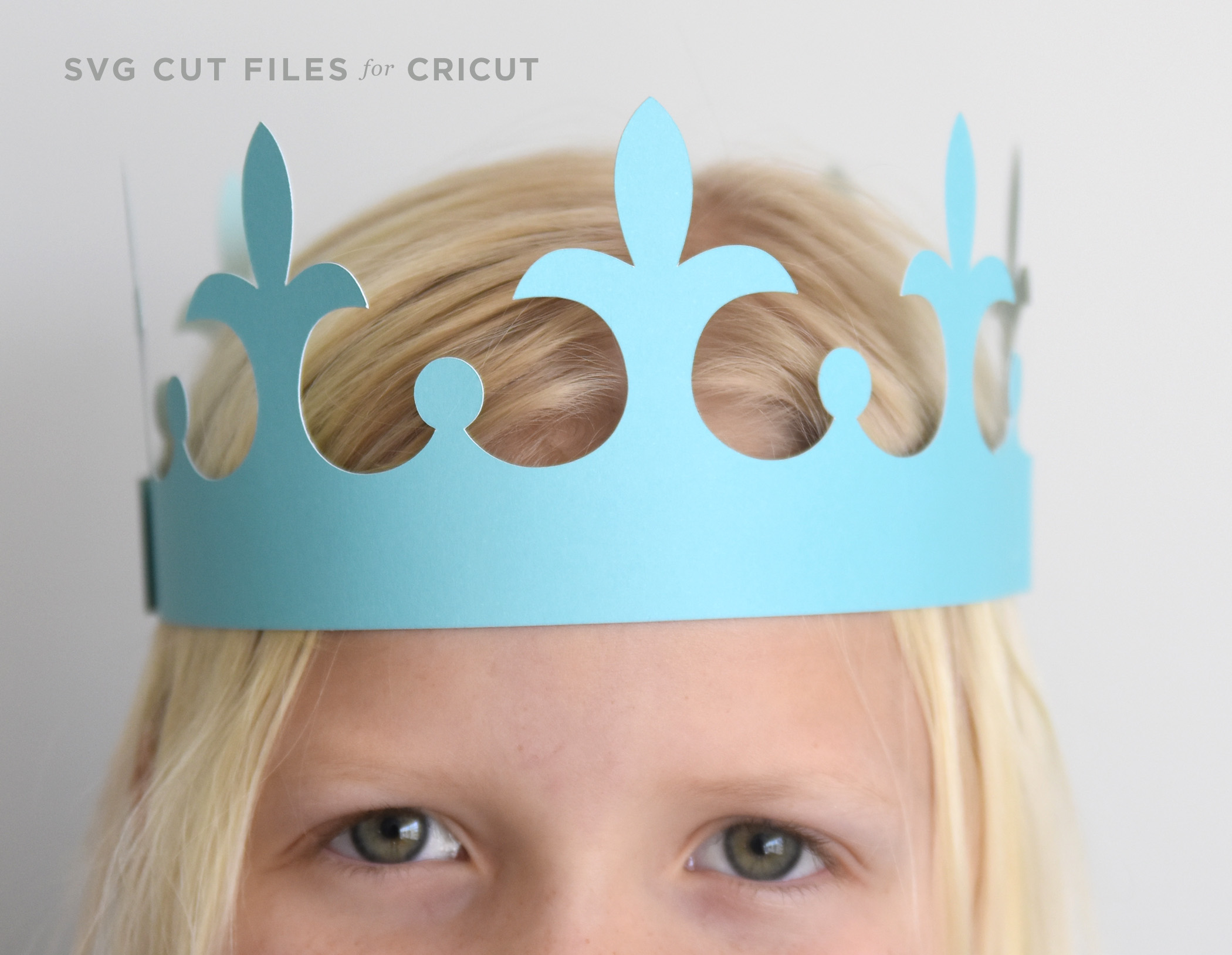 King Paper Crown SVG Template for Cutting Machines