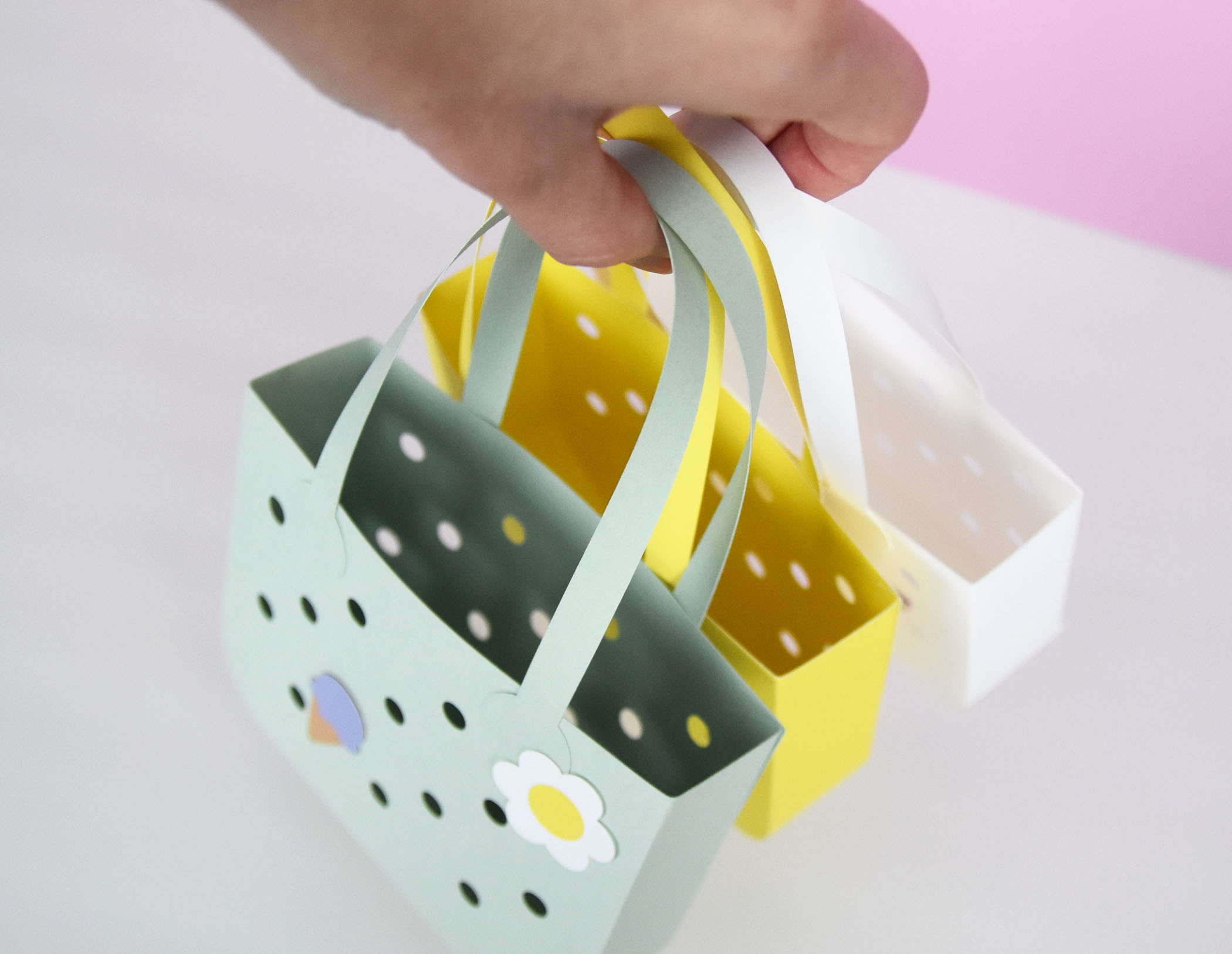 Beach Bag Gift Box Template: Summer Party Favor SVG for Cricut or Silhouette