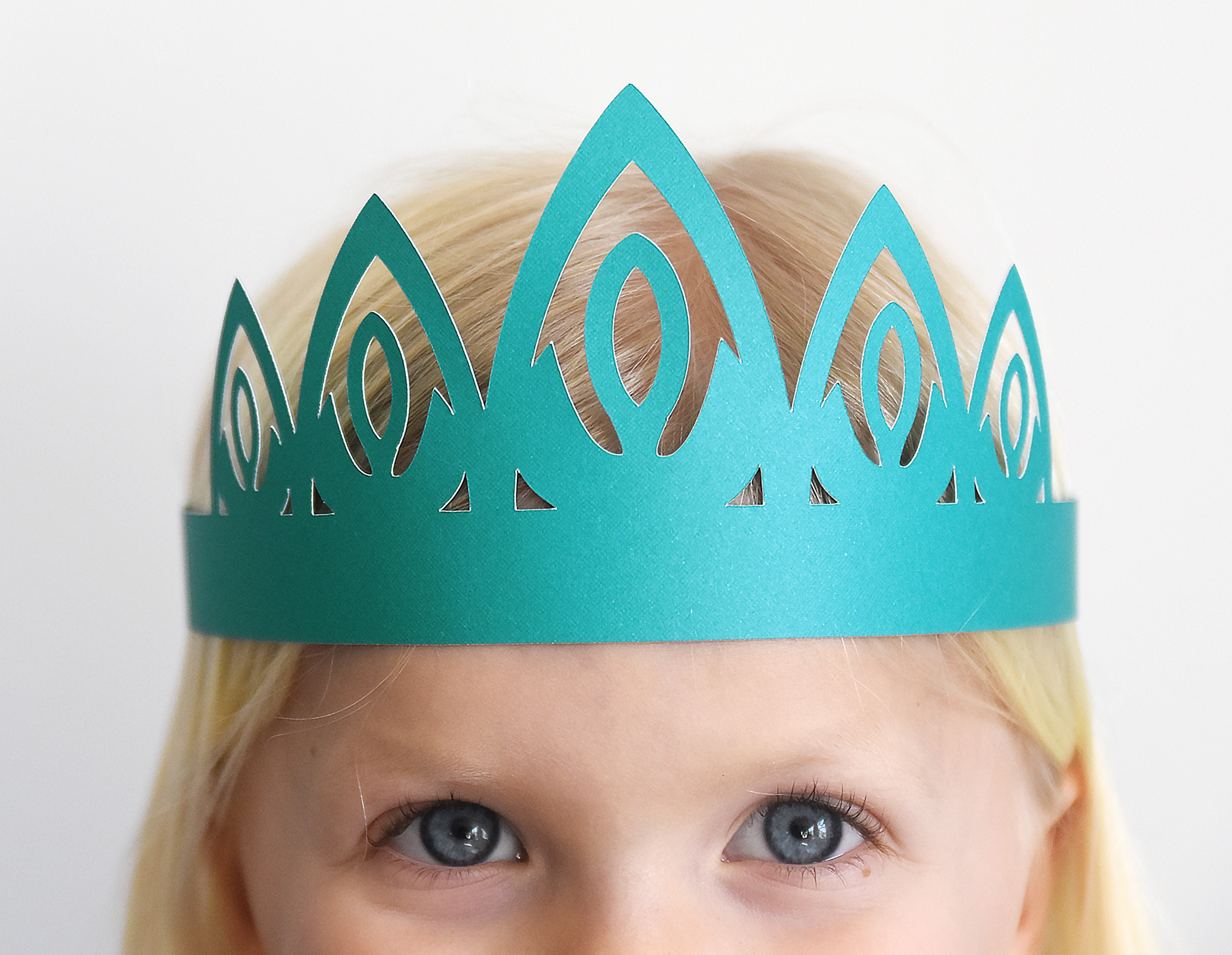 3D Paper Crown Template | Princess Tiara SVG Cutting Files