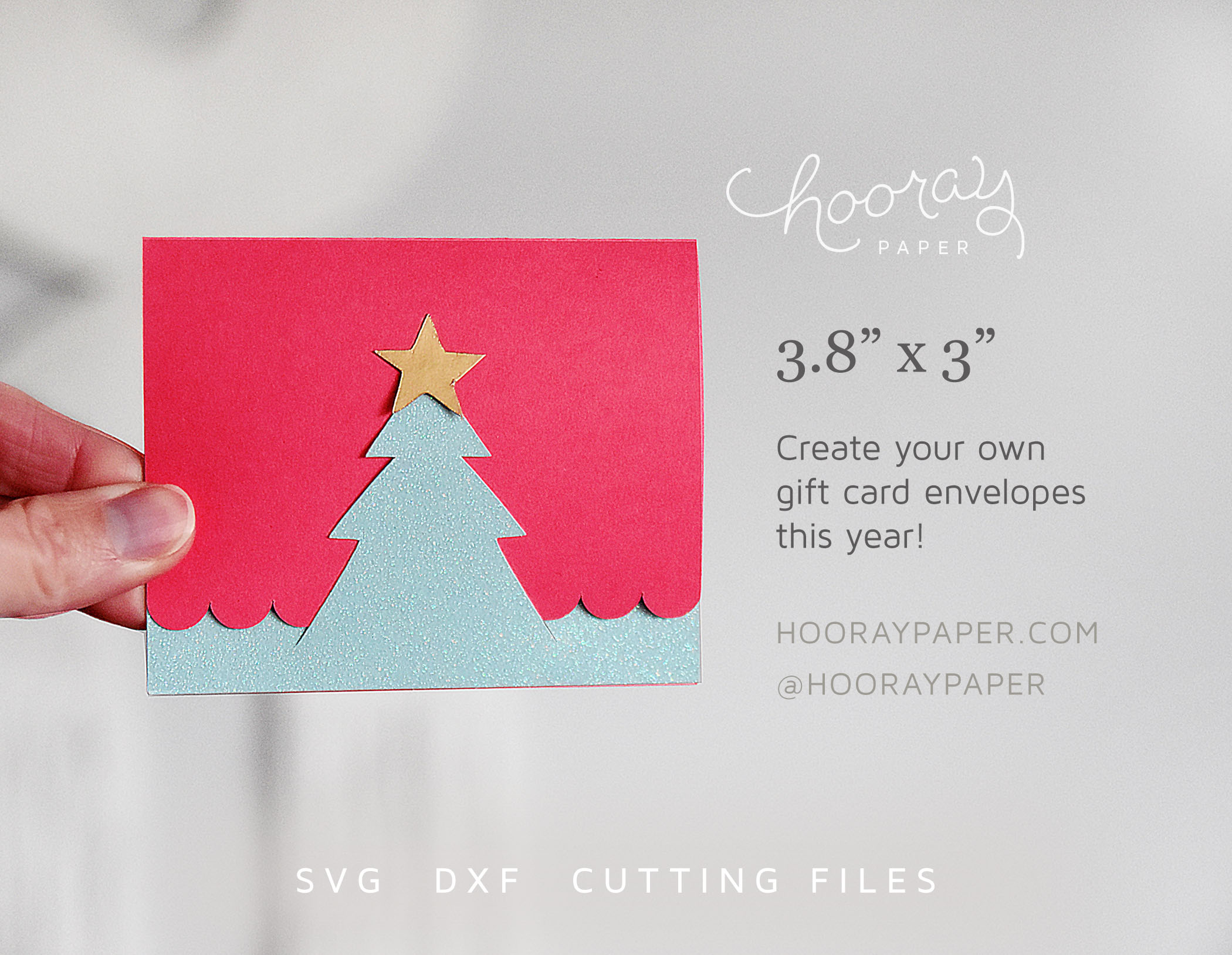 Christmas Gift Card Holder SVG Template for Cricut, Silhouette | Set of 2: Tree and Snowman