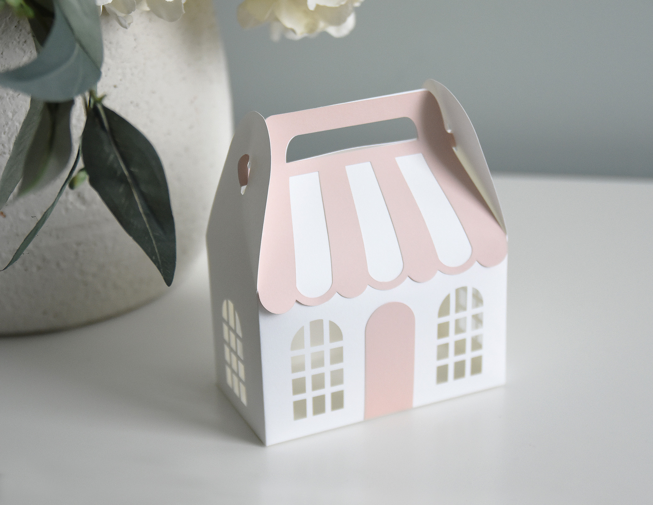 3D House Gift Box SVG Template for Cricut or Silhouette 