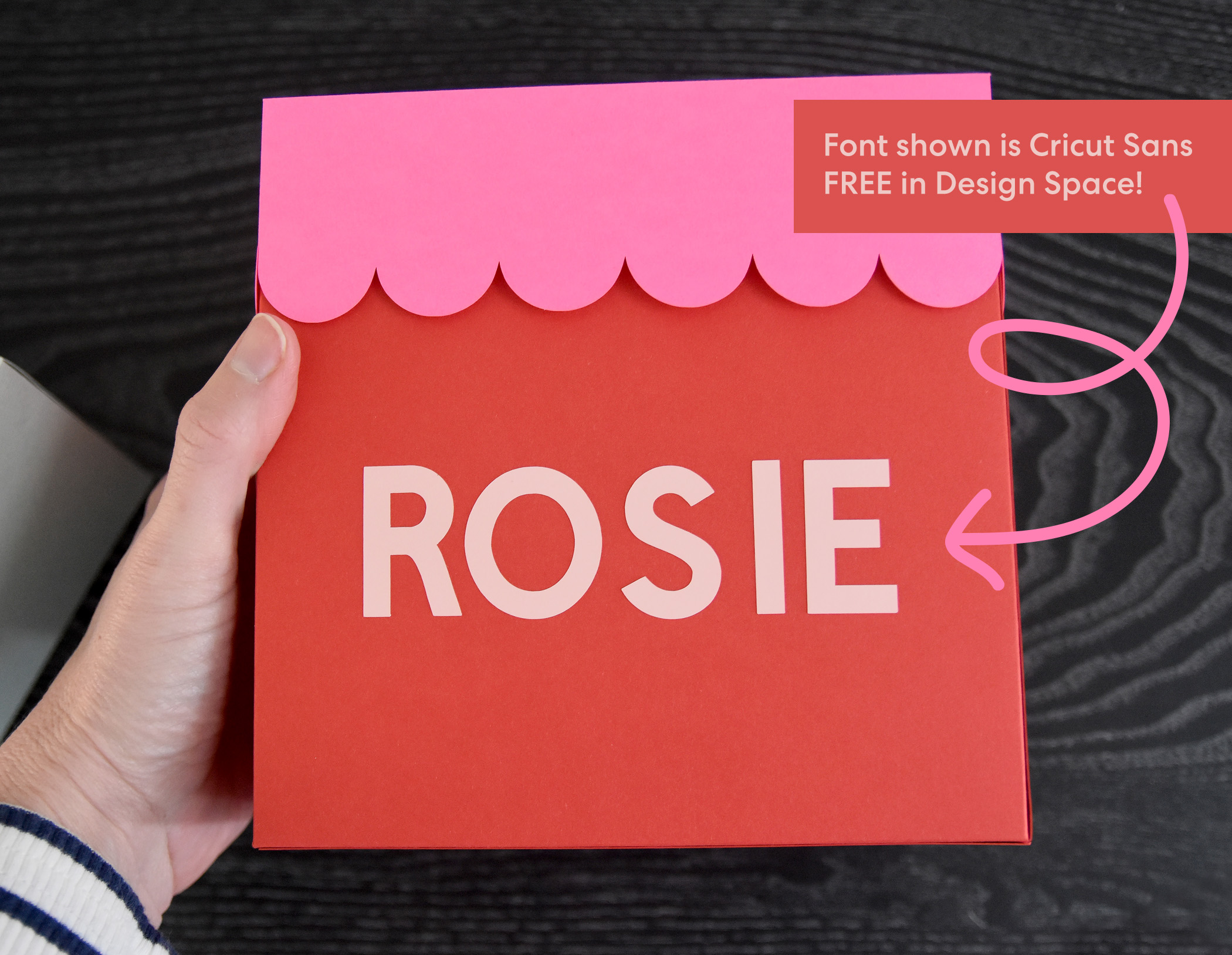 Valentine Mailbox SVG Template for Cricut, Scallop Box for Classroom Cards