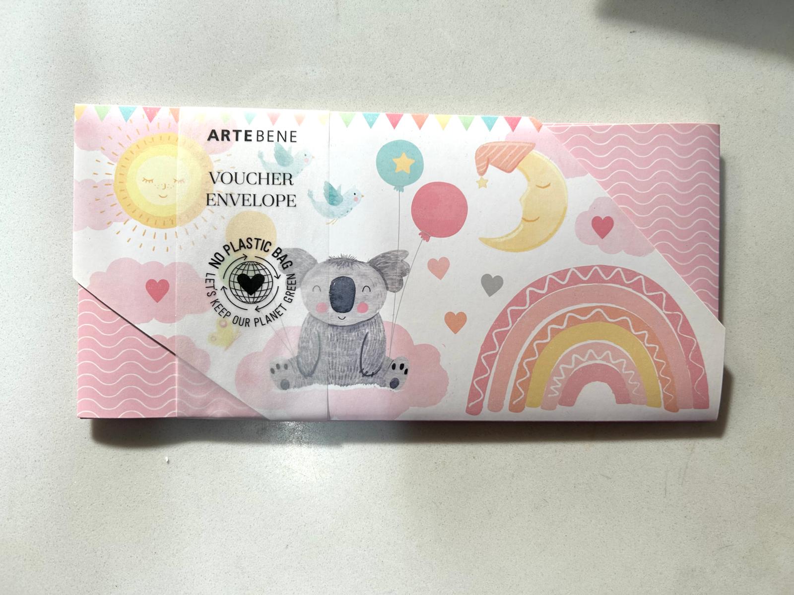 Biglietto porta denaro 23x11cm