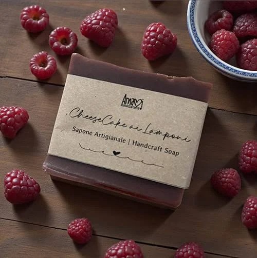 Sapone Artigianale CheeseCake ai Lamponi