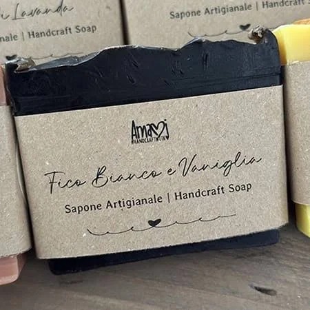 Sapone Artigianale Fico bianco e Vaniglia