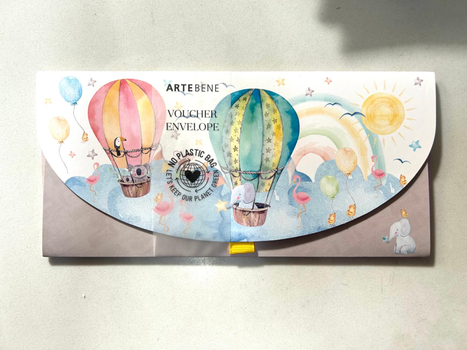 Biglietto porta denaro 23x11cm