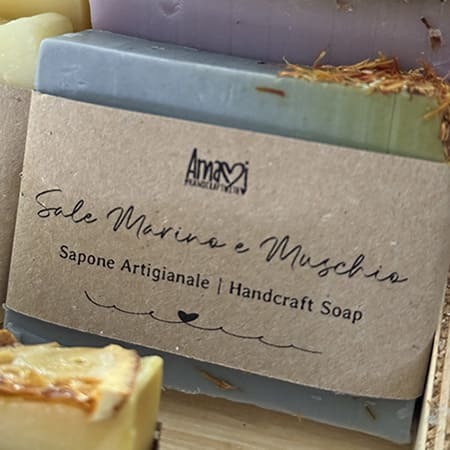 Sapone Artigianale Sale Marino e Muschio