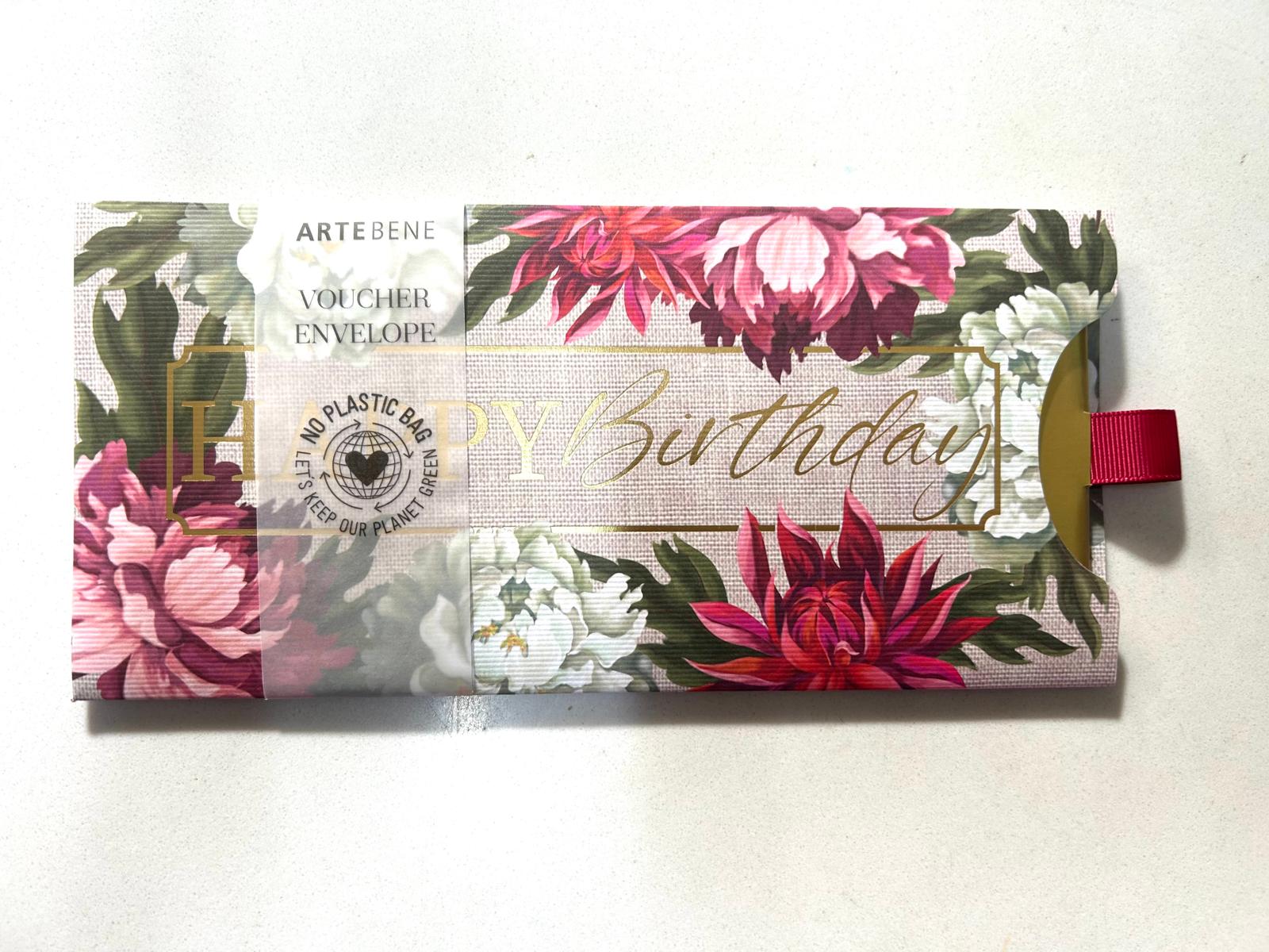 Biglietto porta denaro 23x11cm