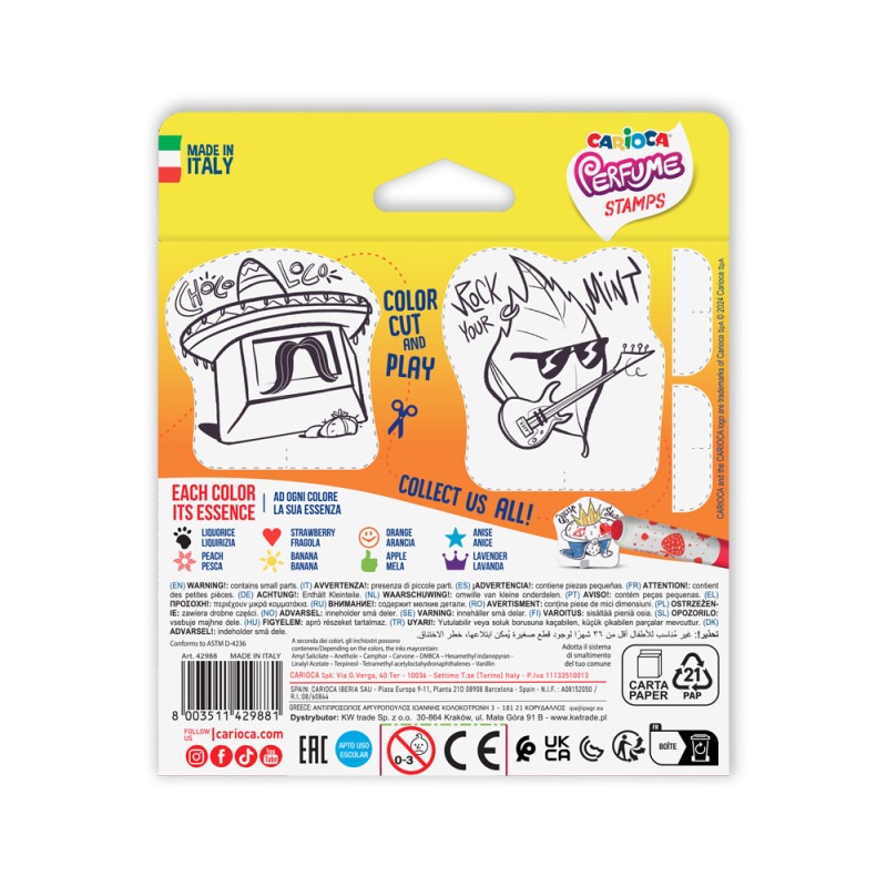 Pennarelli Perfume Stamps - 8 Pz