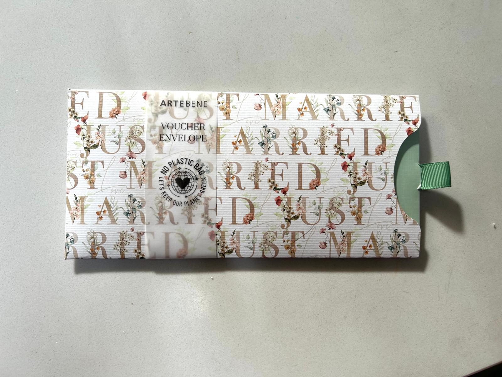 Biglietto porta denaro 23x11cm