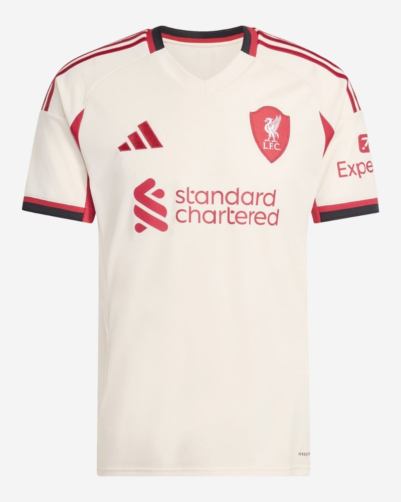 Camiseta visitante Liverpool 2025/26