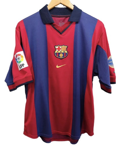 Camiseta Barcelona 2000/01 Rivaldo 