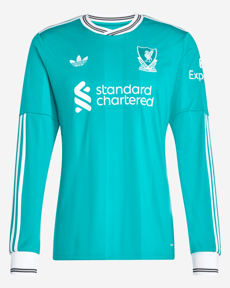 Camiseta tercera Liverpool manga larga 2025/26