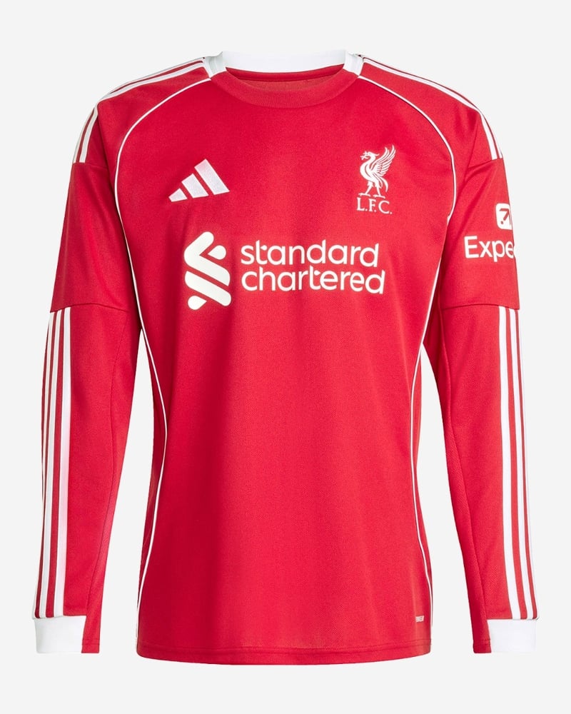 Camiseta Local Liverpool manga larga 2025/26