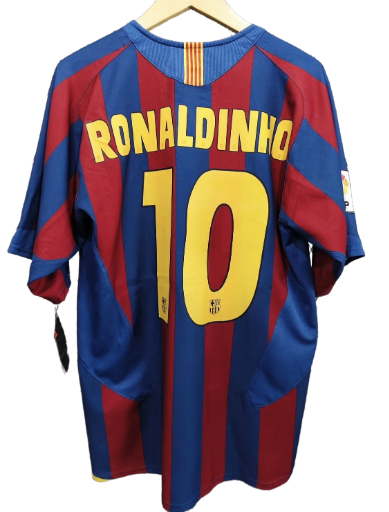 Camiseta Barcelona 2005/06 Ronaldinho