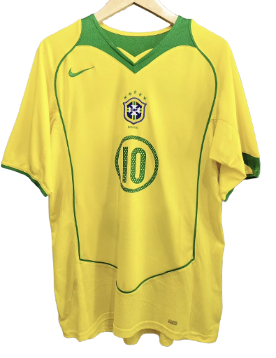 Camiseta Brasil 2004 Ronaldinho 