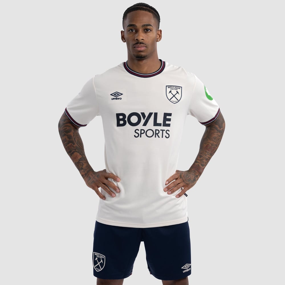 Camiseta visitante West Ham United 2025/26