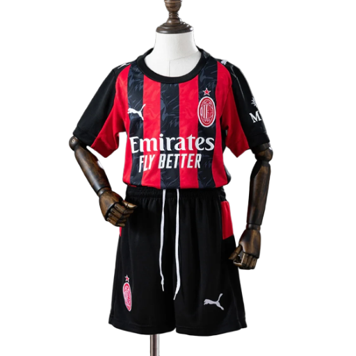 Equipación AC Milán Local 25/26 Niños