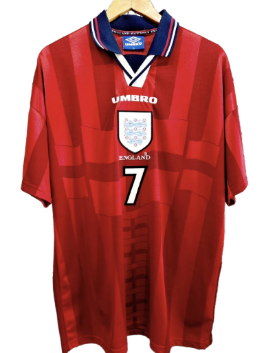 Camiseta England 1998/99 Beckham 