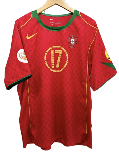 Camiseta Portugal 2004 Cristiano Ronaldo 