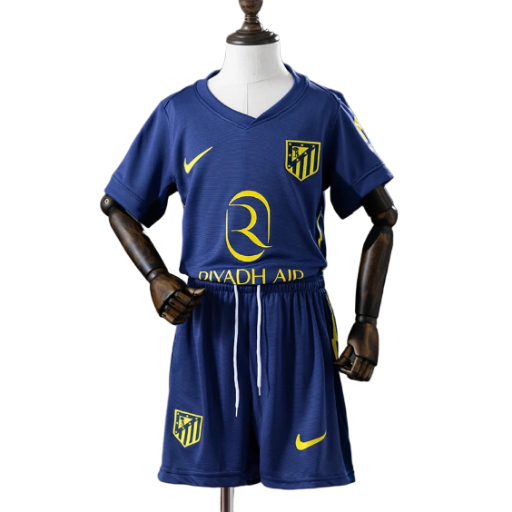 Equipación Atlético De Madrid Visitante 25/26 Niño