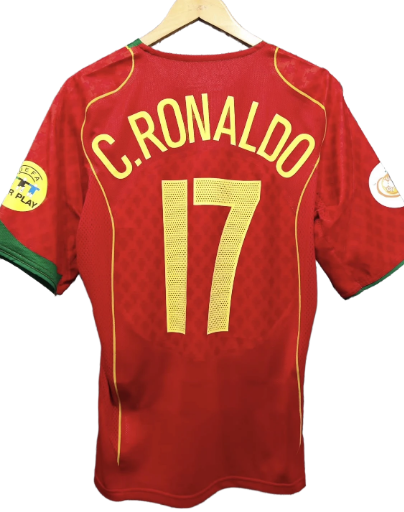 Camiseta Portugal 2004 Cristiano Ronaldo