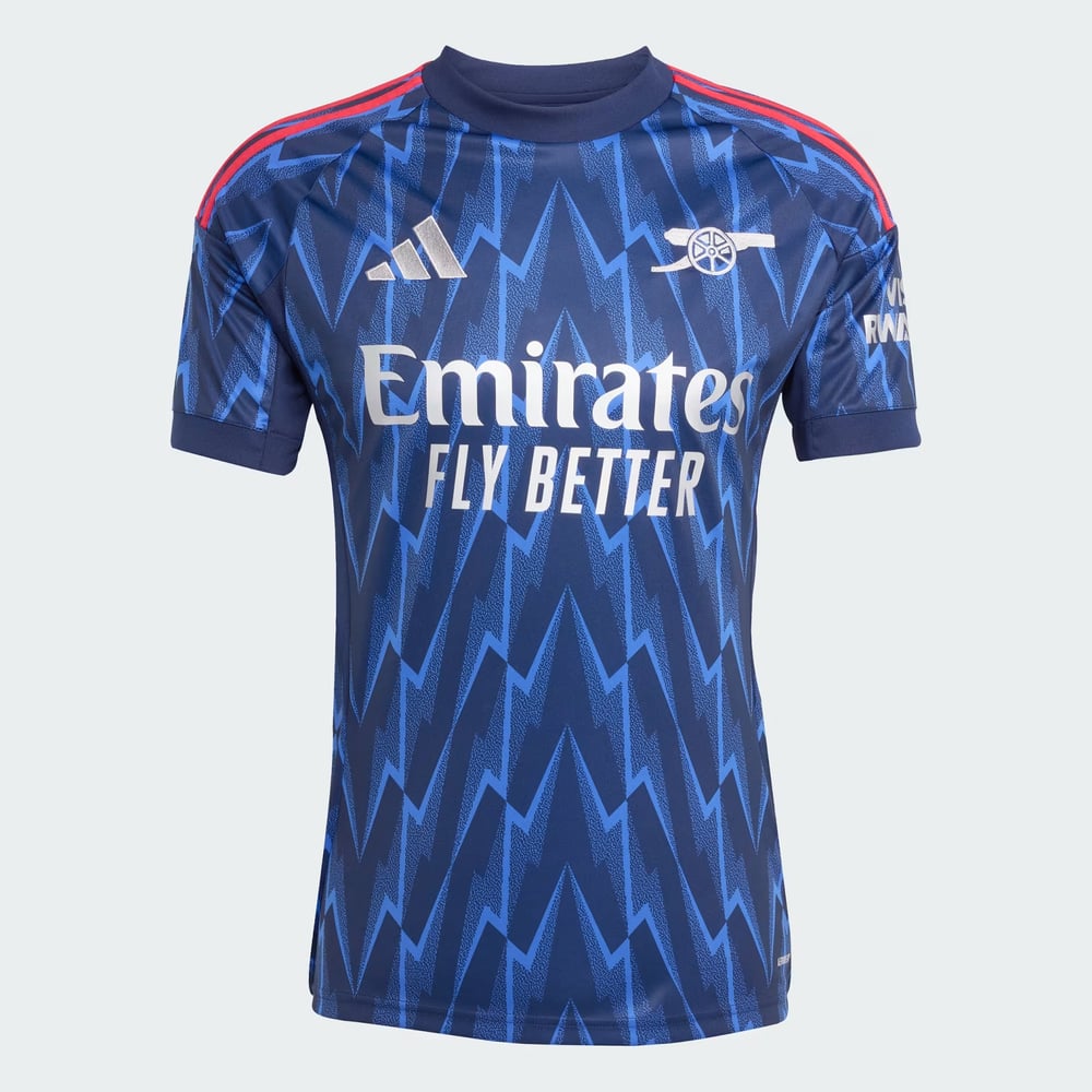 Camiseta visitante Arsenal 2025/26