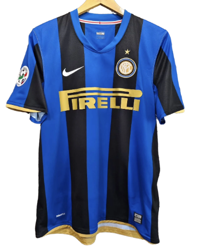 Camiseta Inter Milan 2008/09 Adriano 