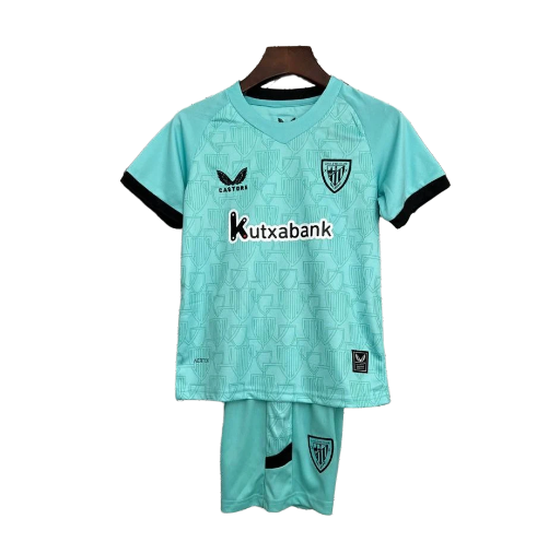 Camiseta y pantalon Alternativa Athletic club Bilbao 25/26 para niños