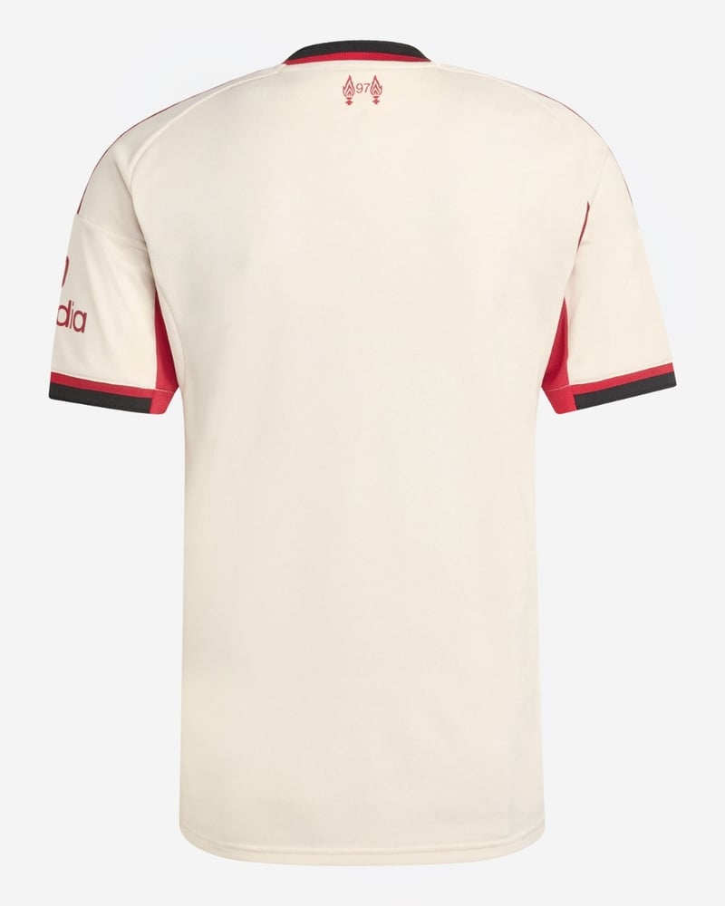 Camiseta visitante Liverpool 2025/26