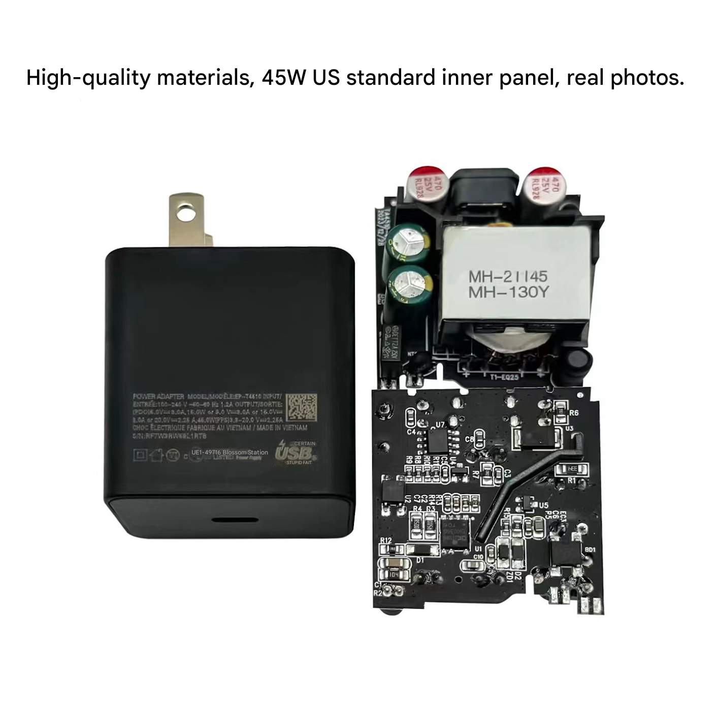 45W USB-C Wall Charger PD PPS Fast Charging