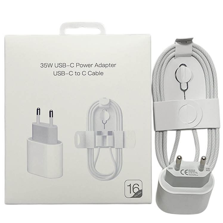 35W USB-C Power Adapter with USB-C to C Cable