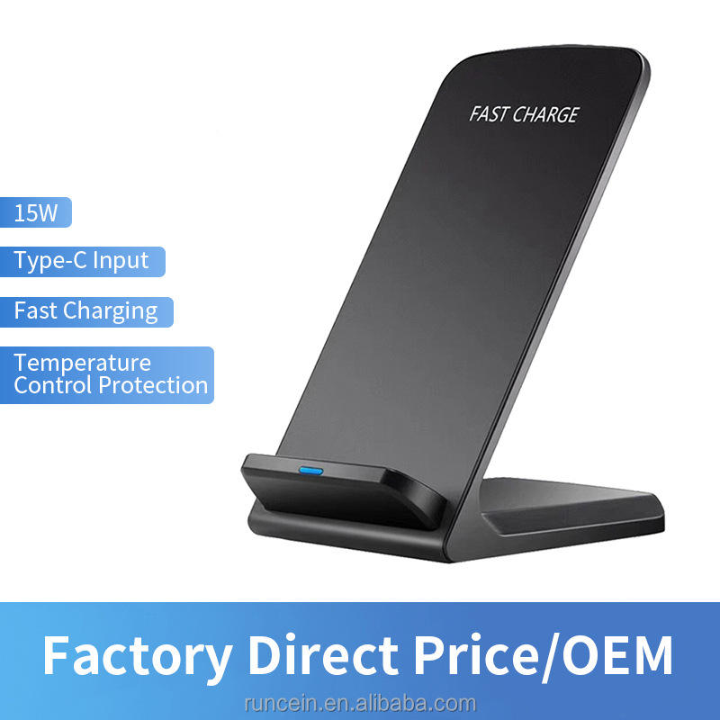 15W Dual-Coil Foldable Wireless Charging Stand