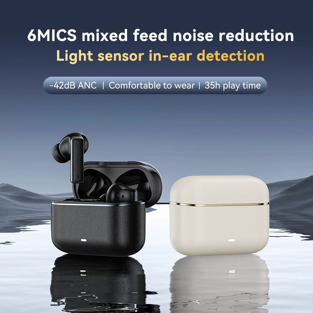 P200 Hybrid ANC Earbuds – BT 5.4, 6-Mic ENC, Low Latency