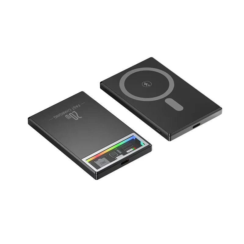 Magnetic Power Bank 5000mah 20W, Ultra-Thin Aluminum Alloy