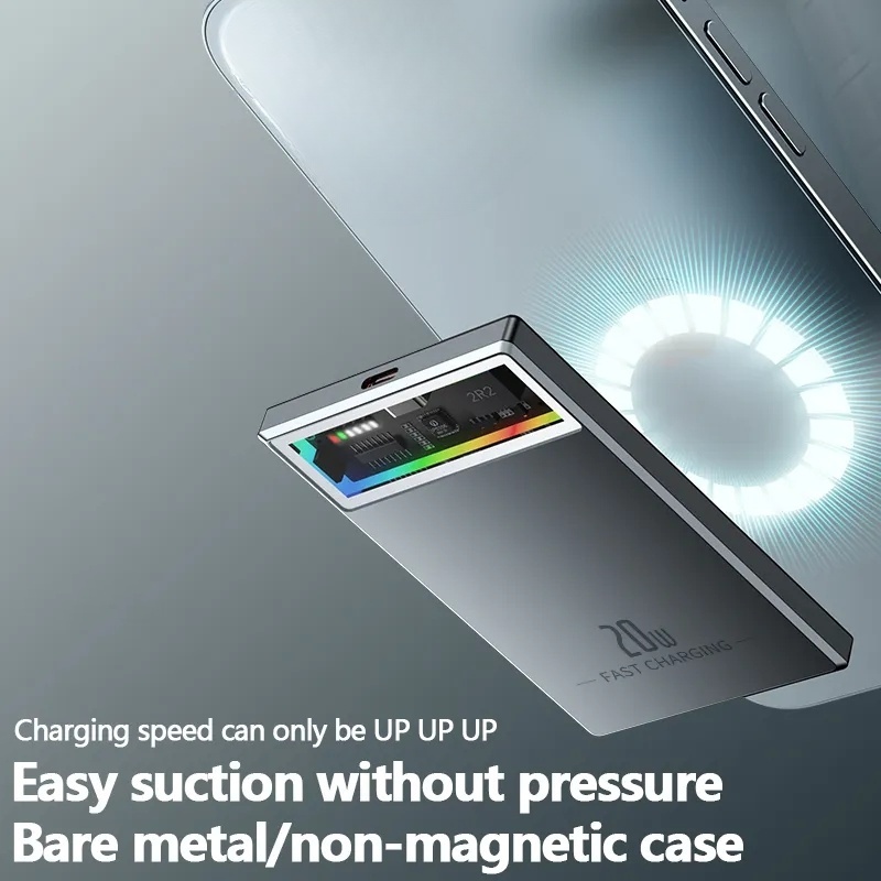 Magnetic Power Bank 5000mah 20W, Ultra-Thin Aluminum Alloy