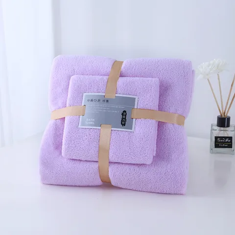 Lavender Bath Towel Set