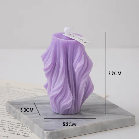  Sculpted Decorative Candle